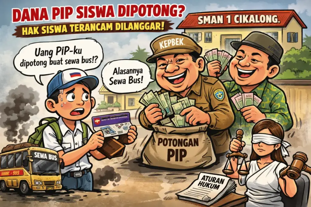Dana PIP Diduga Dipotong di SMAN 1 Cikalong, Hak Siswa Terancam Dilanggar