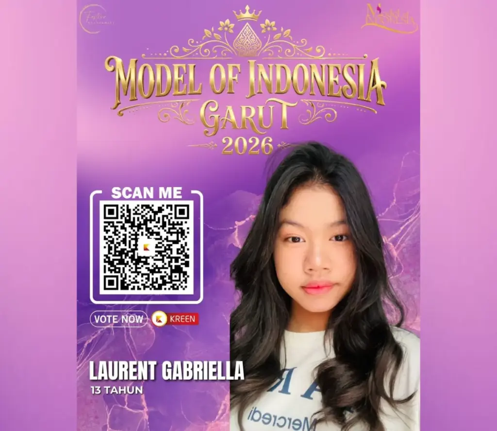 Laurent Gabriella, Siswi SMPN 1 Garut yang Siap Bersinar di Ajang Model of Indonesia Garut 2026